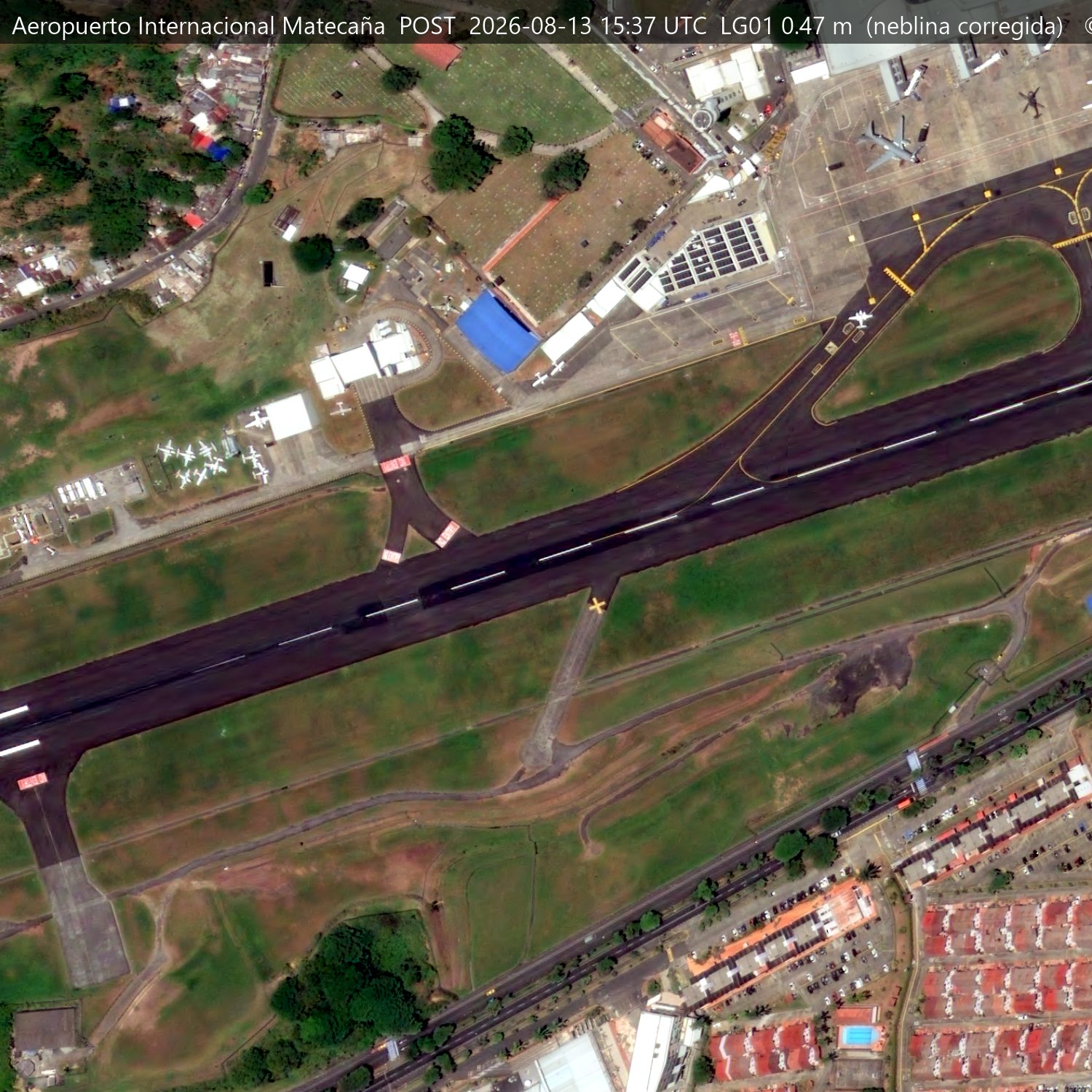 Aeropuerto Matecaña, 13 de agosto de 2026