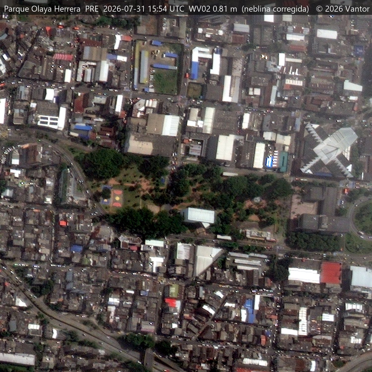 Parque Olaya Herrera, 31 de julio de 2026
